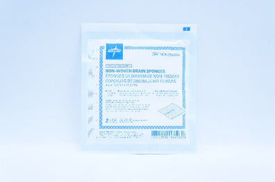 Medline NON256000 Non-Woven Drain Sponges 6-Ply, 4inch x 4inch